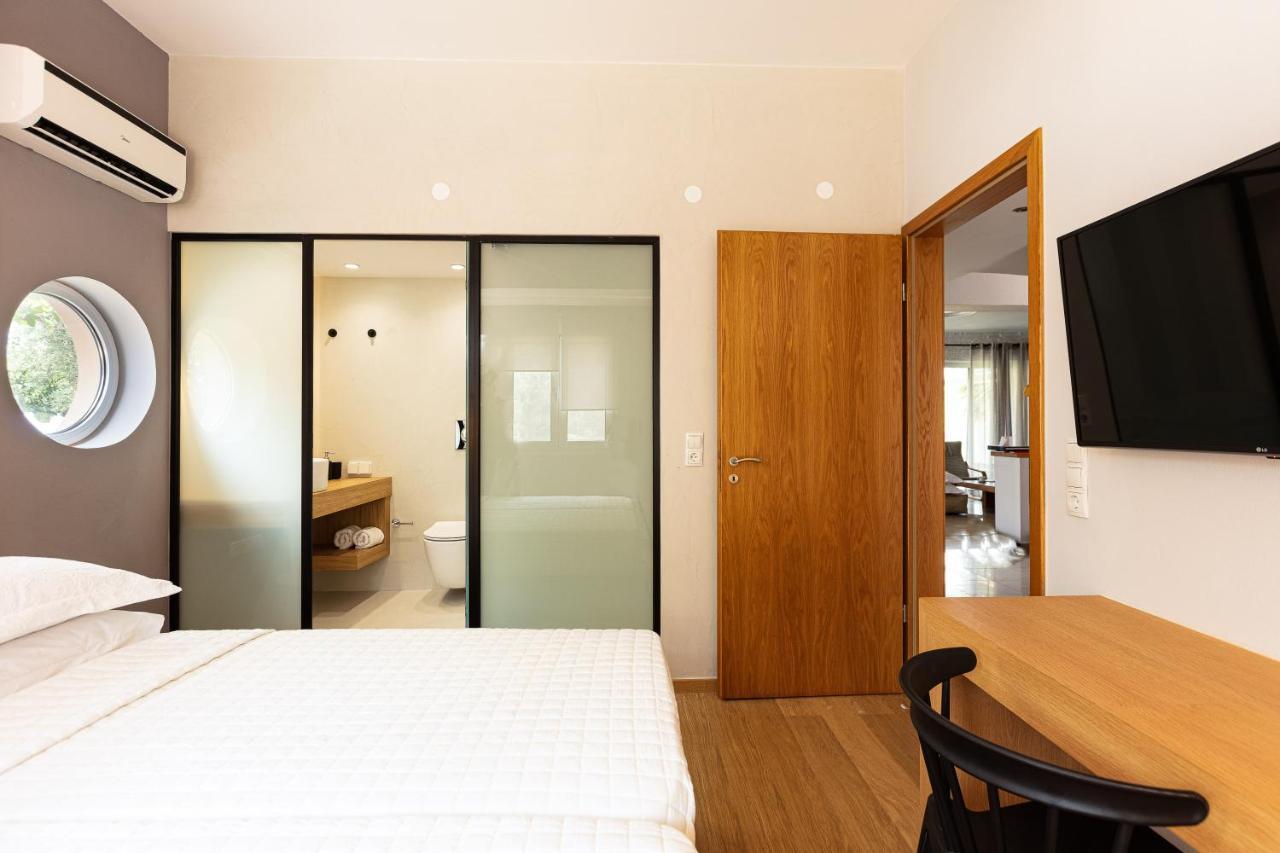 Gállos Thetree Villa, With Heated Pool & Spa Whirlpool מראה חיצוני תמונה