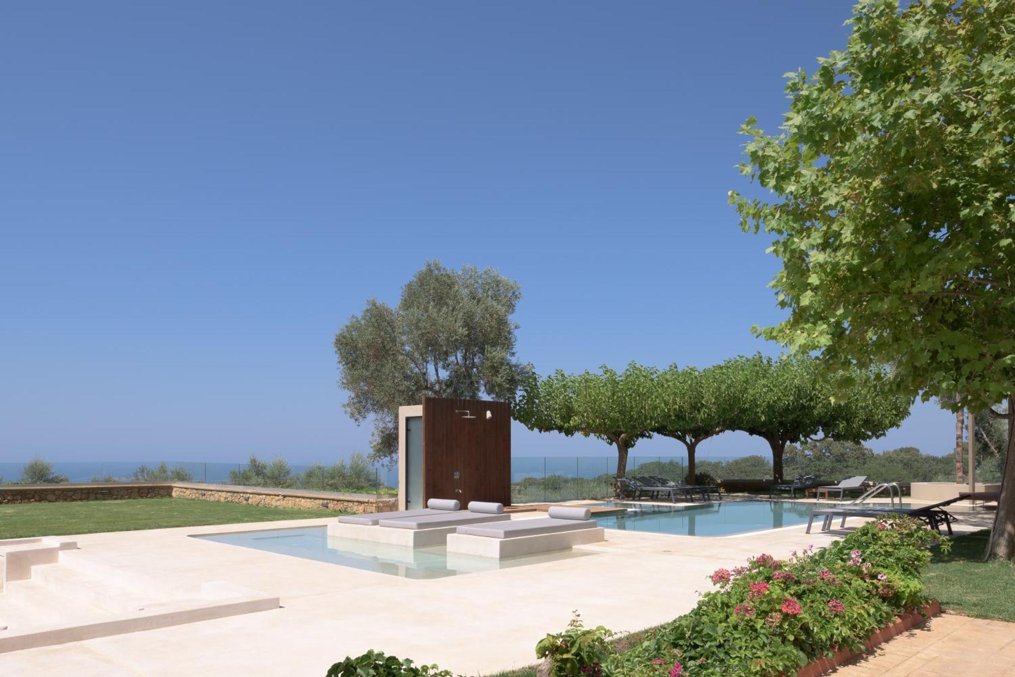 Gállos Thetree Villa, With Heated Pool & Spa Whirlpool מראה חיצוני תמונה