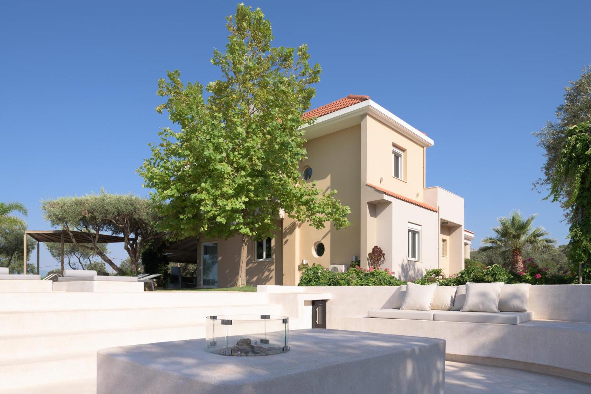 Gállos Thetree Villa, With Heated Pool & Spa Whirlpool מראה חיצוני תמונה